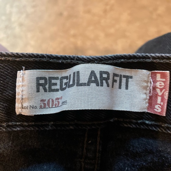 Levi’s Size 33/32 Regular Men’s Black Levi’s 505 - Picture 4 of 6